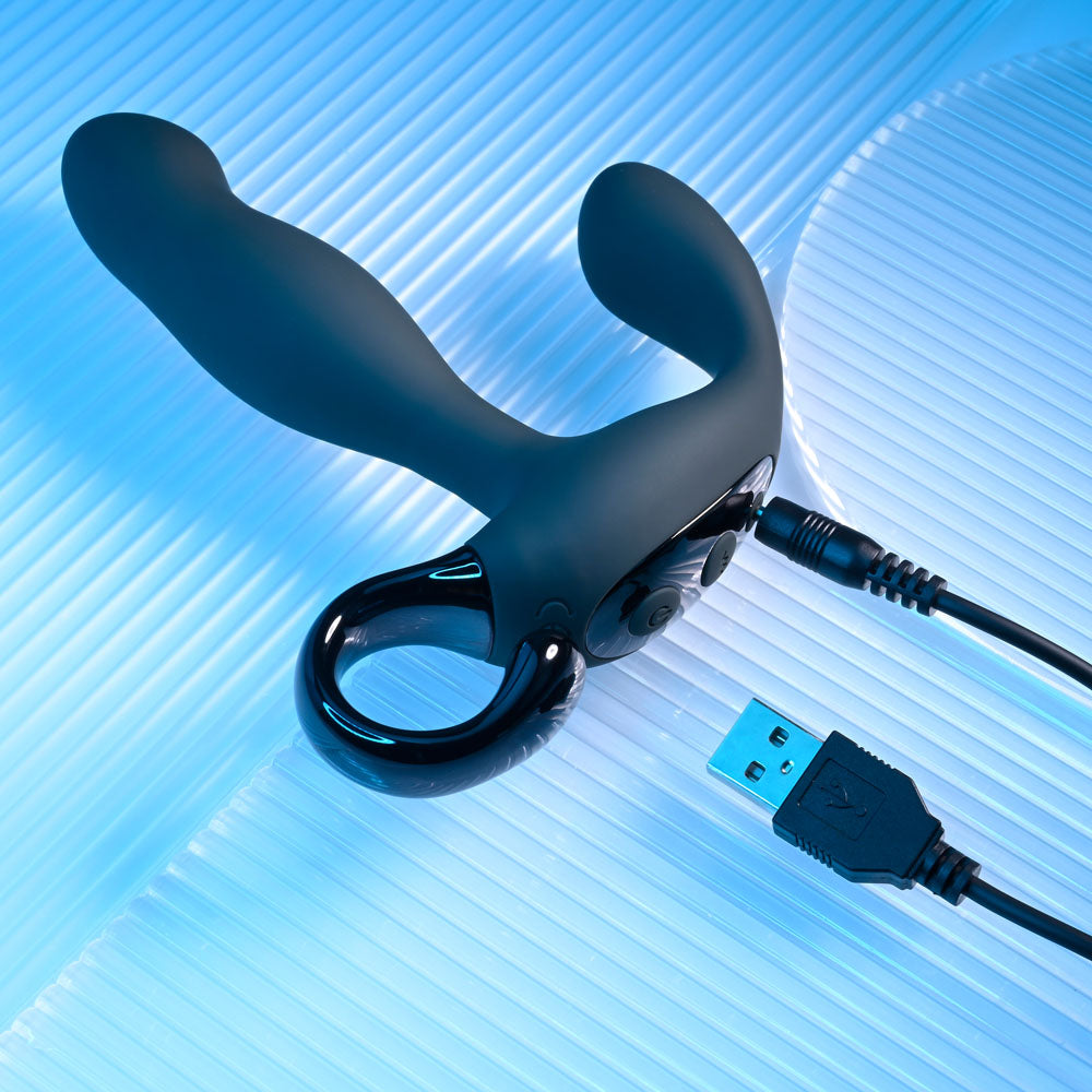 Playboy Pleasure COME HITHER Prostate Massager - Black