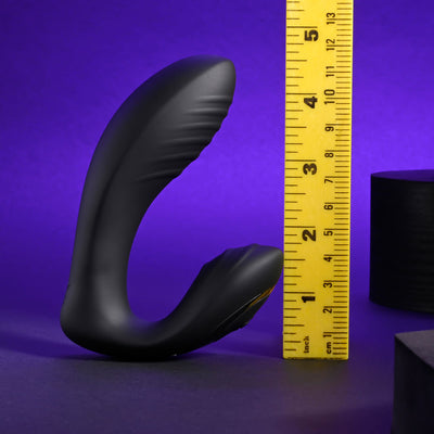 Playboy Play Time MULTI PLAY - Prostate AND G-Spot Massager Black
