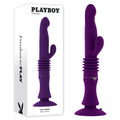 Playboy Pleasure HOPPY ENDING Thrusting Vibrator - Purple