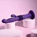 Playboy Pleasure HOPPY ENDING Thrusting Vibrator - Purple