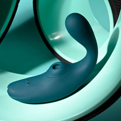 Playboy Pleasures CHARMER Clit Sucking Stimulator - Blue