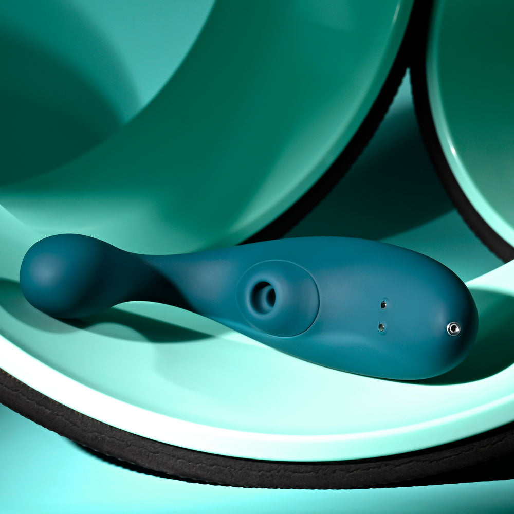 Playboy Pleasures CHARMER Clit Sucking Stimulator - Blue