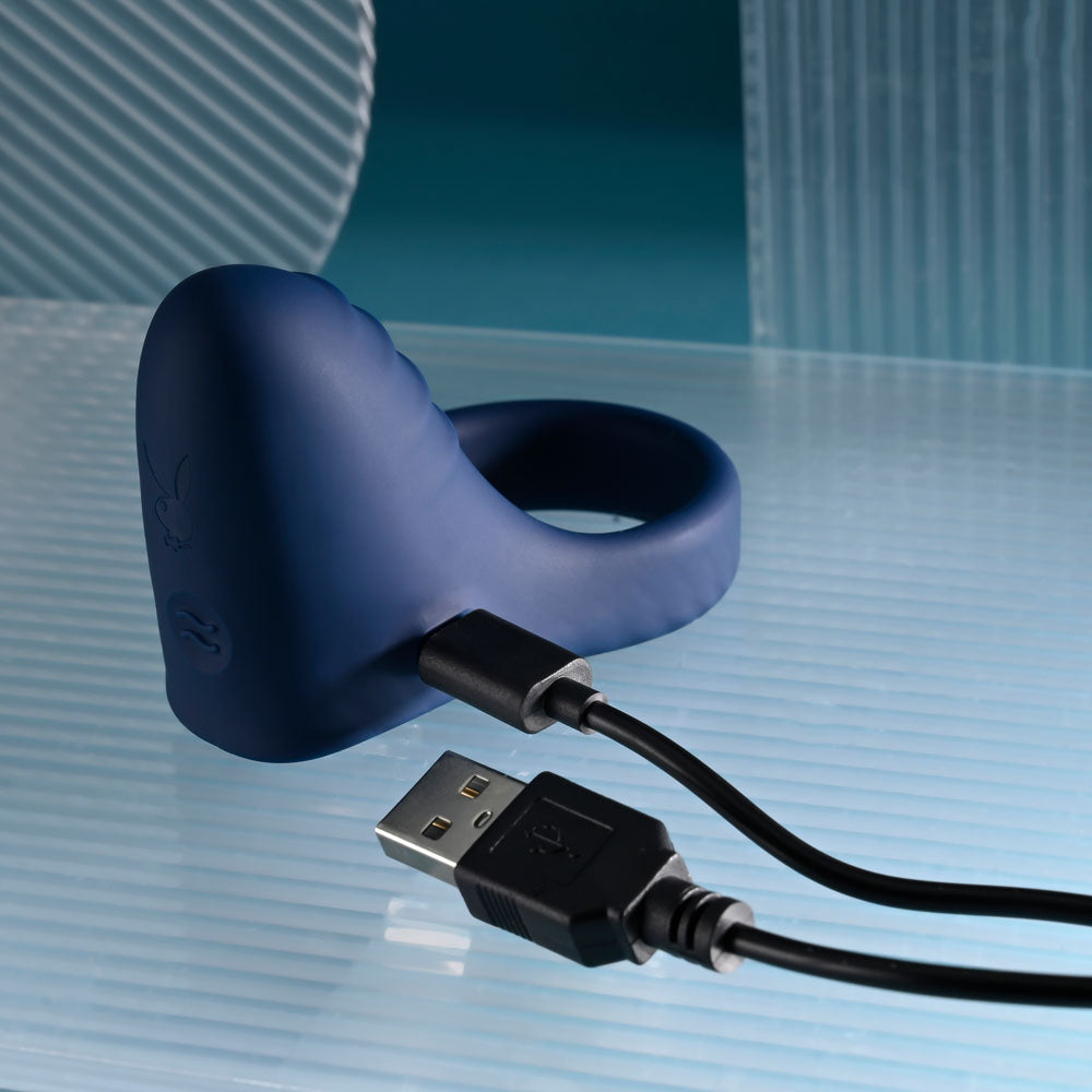 Playboy PLEASURE POINT Vibrating Cock Ring