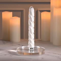 Playboy Pleasure IN A TWIST 17.5 cm USB Rechargeable Glass Vibrator
