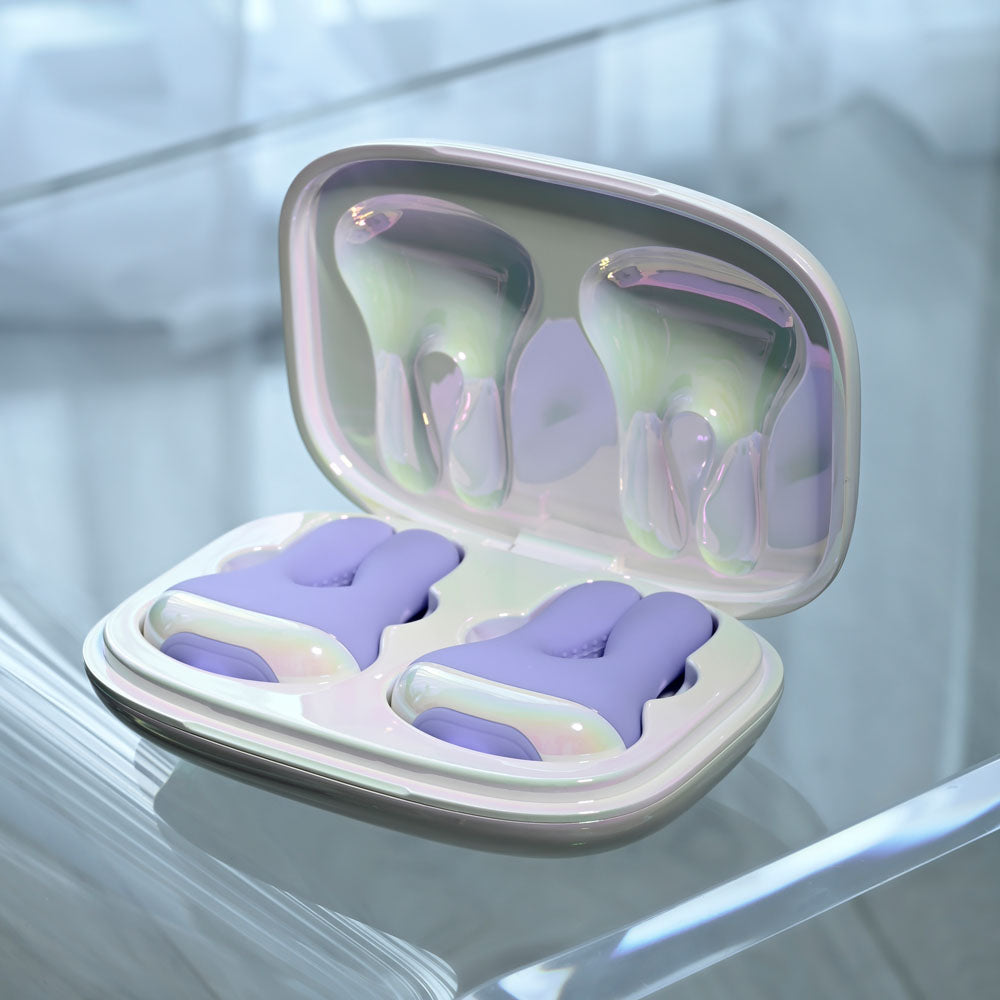 Playboy Pleasure IN A PINCH -  Rechargeable Vibrating Nipple Clamps with Charging Carry Case