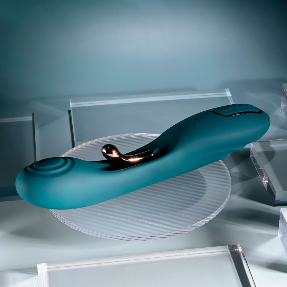 Playboy Pleasure AURELIE -  22.7 cm USB Rechargeable Vibrator with Internal Flicker