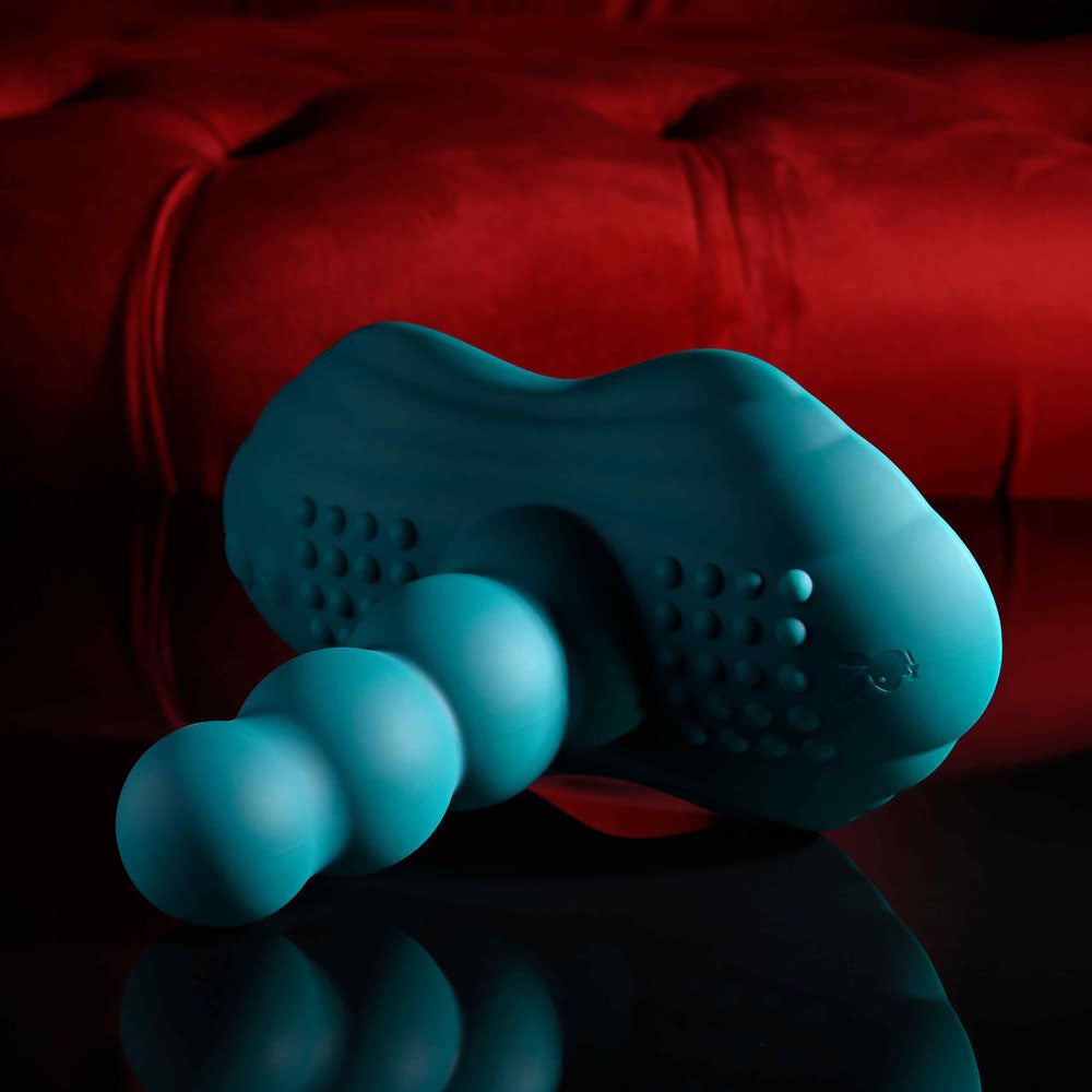 Playboy Pleasure HAVE A SEAT -  USB Rechargeable Rideable Vibrator and Grinder Pad with Remote