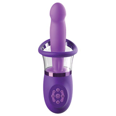 Ultimate Pleasure Pro Plus Sucking Licking & Flicking Vibrator - Purple
