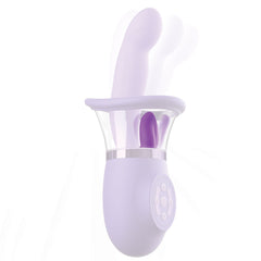 Ultimate Pleasure Pro Plus Sucking Licking & Flicking Vibrator - Purple