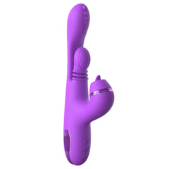 Inti-Motion Pulse Pro 24 cm USB Rechargeable Swirling & Flicking Rabbit Vibrator