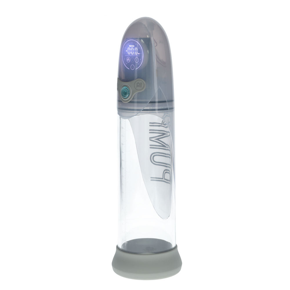 PUMPED Aqua-Pro Automatic &  AI-Enabled Submersible Penis Pump - Grey