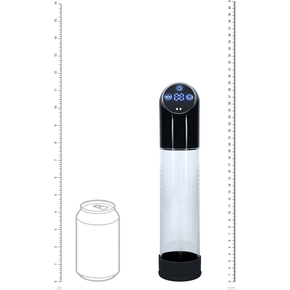 PUMPED Automatic Waterproof USB Rechargeable Penis Pump - Clear