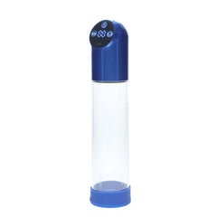 PUMPED  Waterproof Automatic USB Rechargeable Penis Pump - Blue/Clear