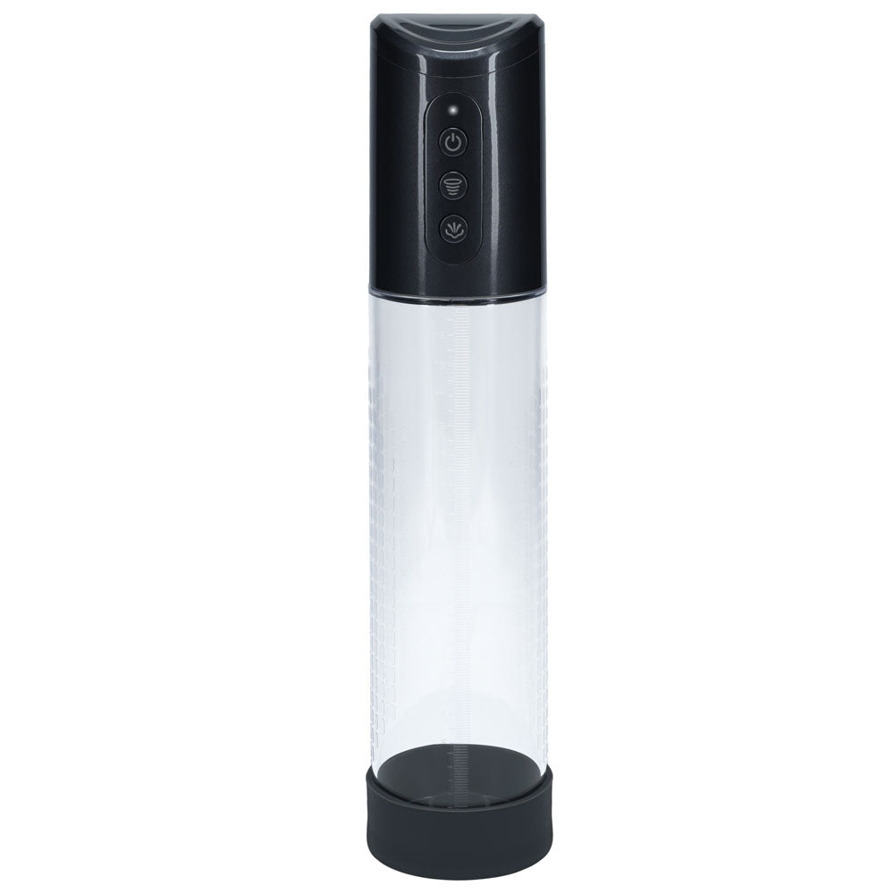 PUMPED Hyper-pump Automatic USB Rechargeable Penis Pump - Gunmetal Grey