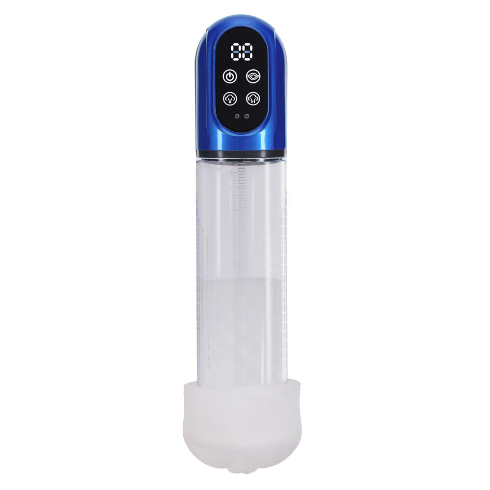 PUMPED Engage Automatic USB Rechargeable Penis Pump - Metallic