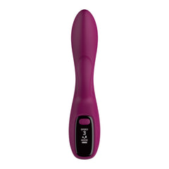 Passion Play Rabbit Vibrator with LED Screen - Purple 19.2 cm USB Rechargeable Rabbit Vibrator