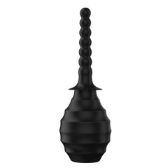 MR PLAY Anal Douche M7 - Black - Black Unisex Douche - 330 ml Capacity