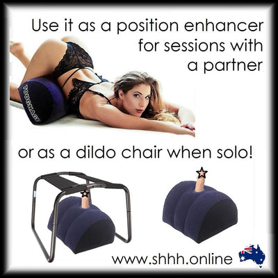 Queening & Riding Chair with Domed Dildo Pillow - Combo package C2
