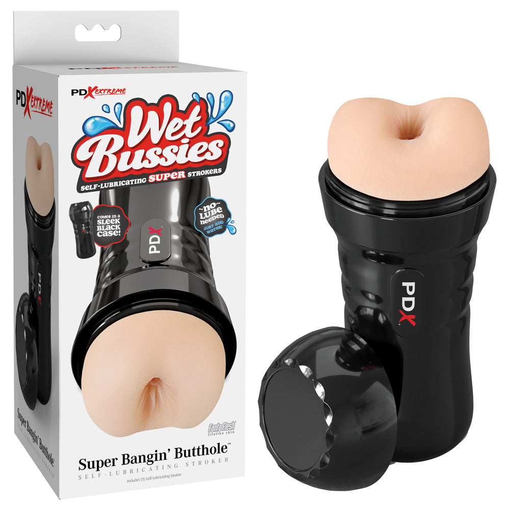 PDX Wet Bussies Super Bangin' Butt - Light Skin Anal Stroker