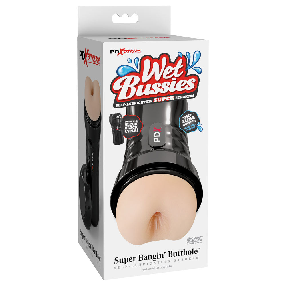 PDX Wet Bussies Super Bangin' Butt - Light Skin Anal Stroker