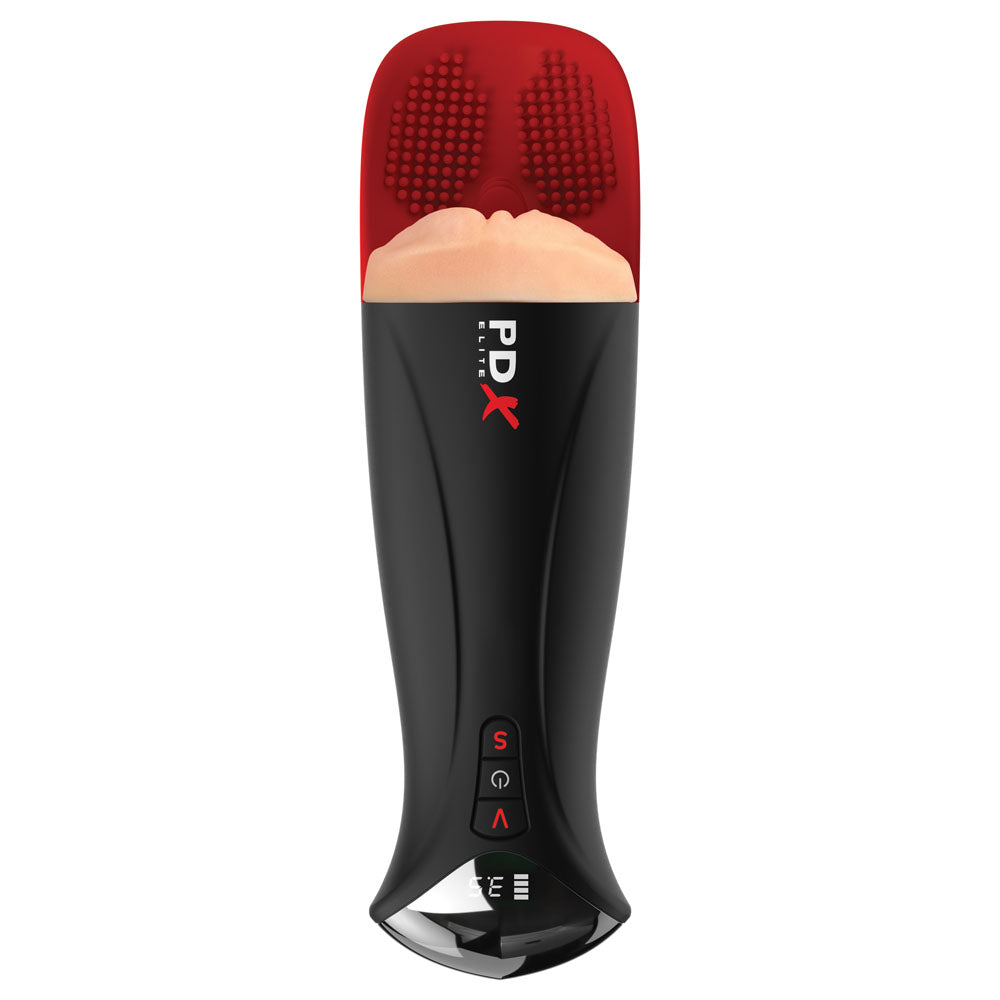 PDX Elite Fap-O-Matic Pro XL - Light - Flesh USB Rechargeable Auto Stroker