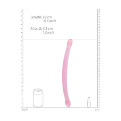 REALROCK Non Realistic Double Dong 17'' - Pink 42 cm Double Dong