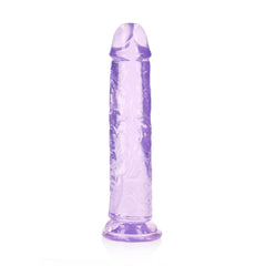 REALROCK 20 cm Straight Dildo - Purple - Purple 20 cm (8'') Dong