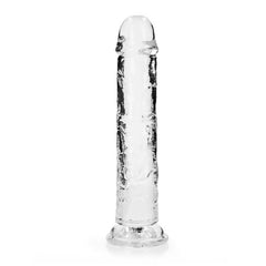 REALROCK 25 cm Straight Dildo - Clear - Clear 25 cm (10'') Dong