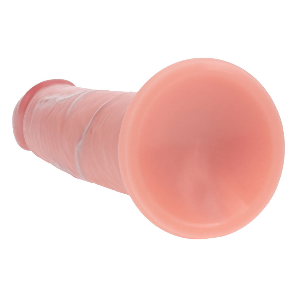 REALROCK Dual Density 7'' Sliding Skin Silicone Dildo - Flesh - Flesh 15.2 cm Sliding Skin Dildo