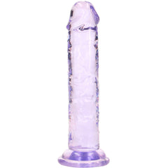 REALROCK Realistic 5'' Dildo - Purple - Purple 12.7 cm Dildo