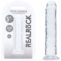 REALROCK Realistic 5'' Dildo - Clear - Clear 12.7 cm Dildo