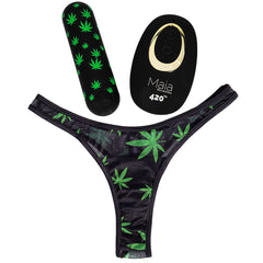 Maia 420 PANTY VIBE with Black USB Rechargeable Bullet & Remote Size L/XL