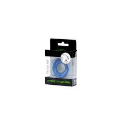 Sport Fucker Wedge Shaped Cock Ring - Blue