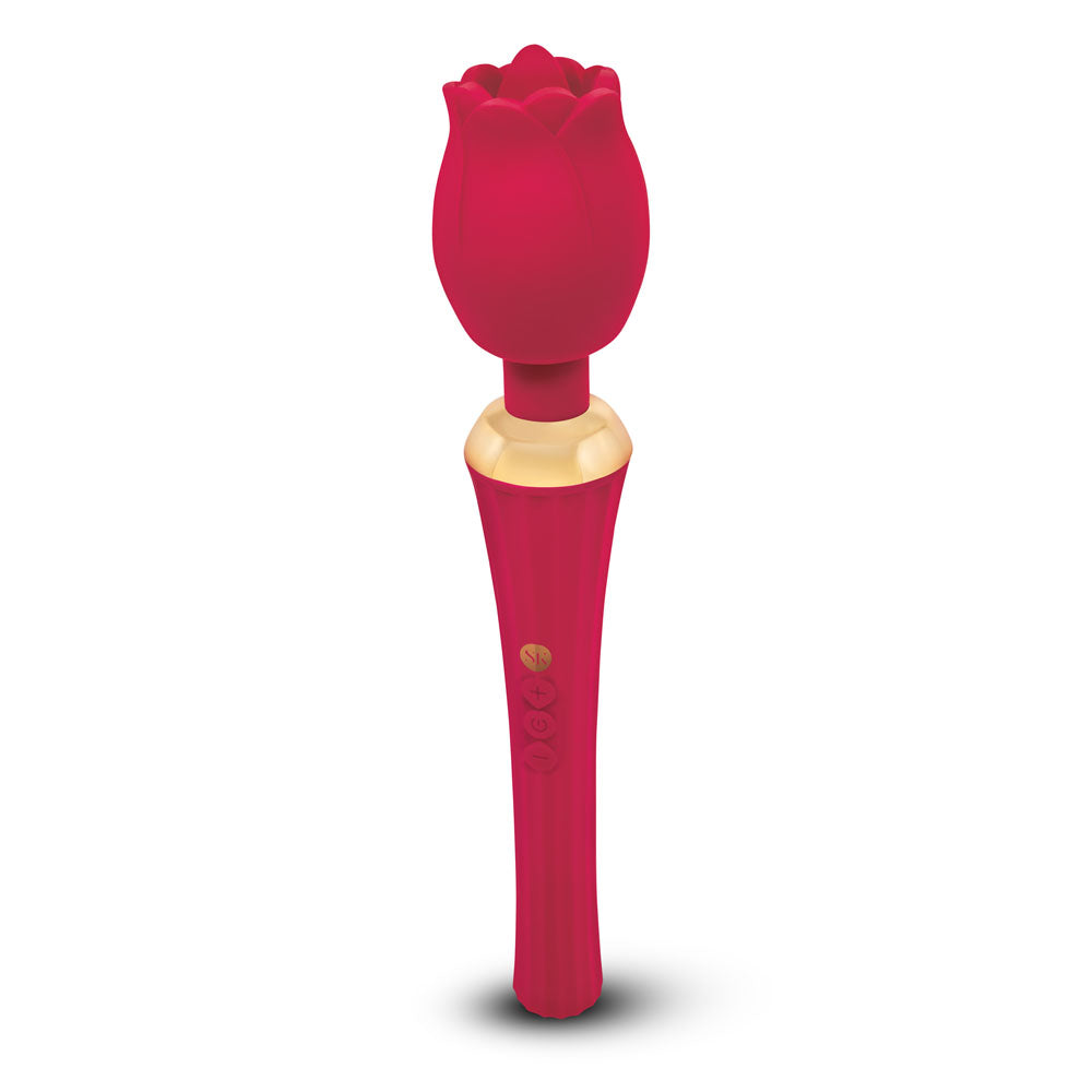 Secret Kisses Rosegasm ROSE Clit Stimulator Wand
