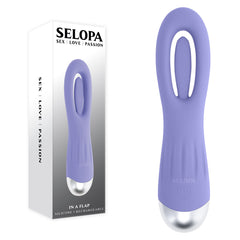 Selopa IN A FLAP -  15 cm USB Rechargeable Flicking Stimulator