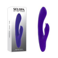 Selopa POSEABLE BUNNY 21 cm Rabbit - Blue