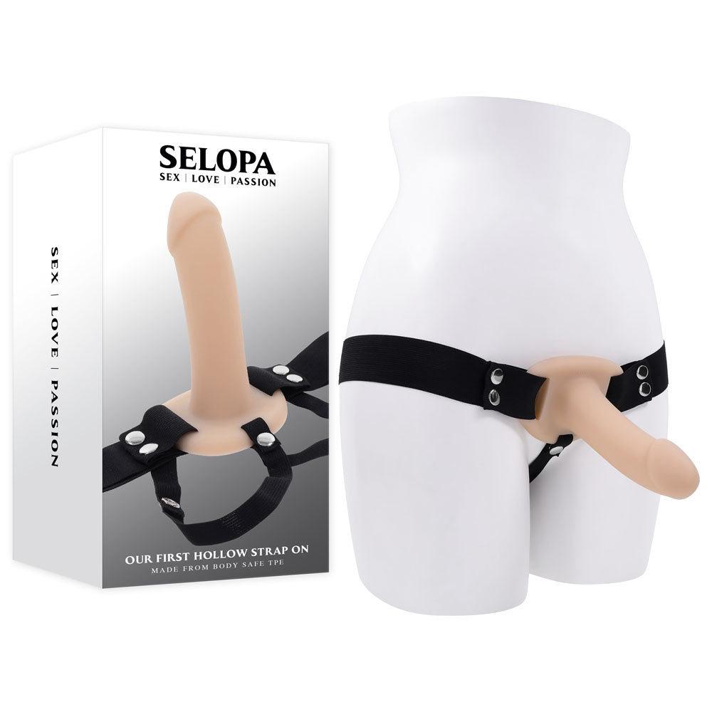 Selopa OUR FIRST HOLLOW STRAP ON LIGHT -  16.3 cm Hollow Strap-On