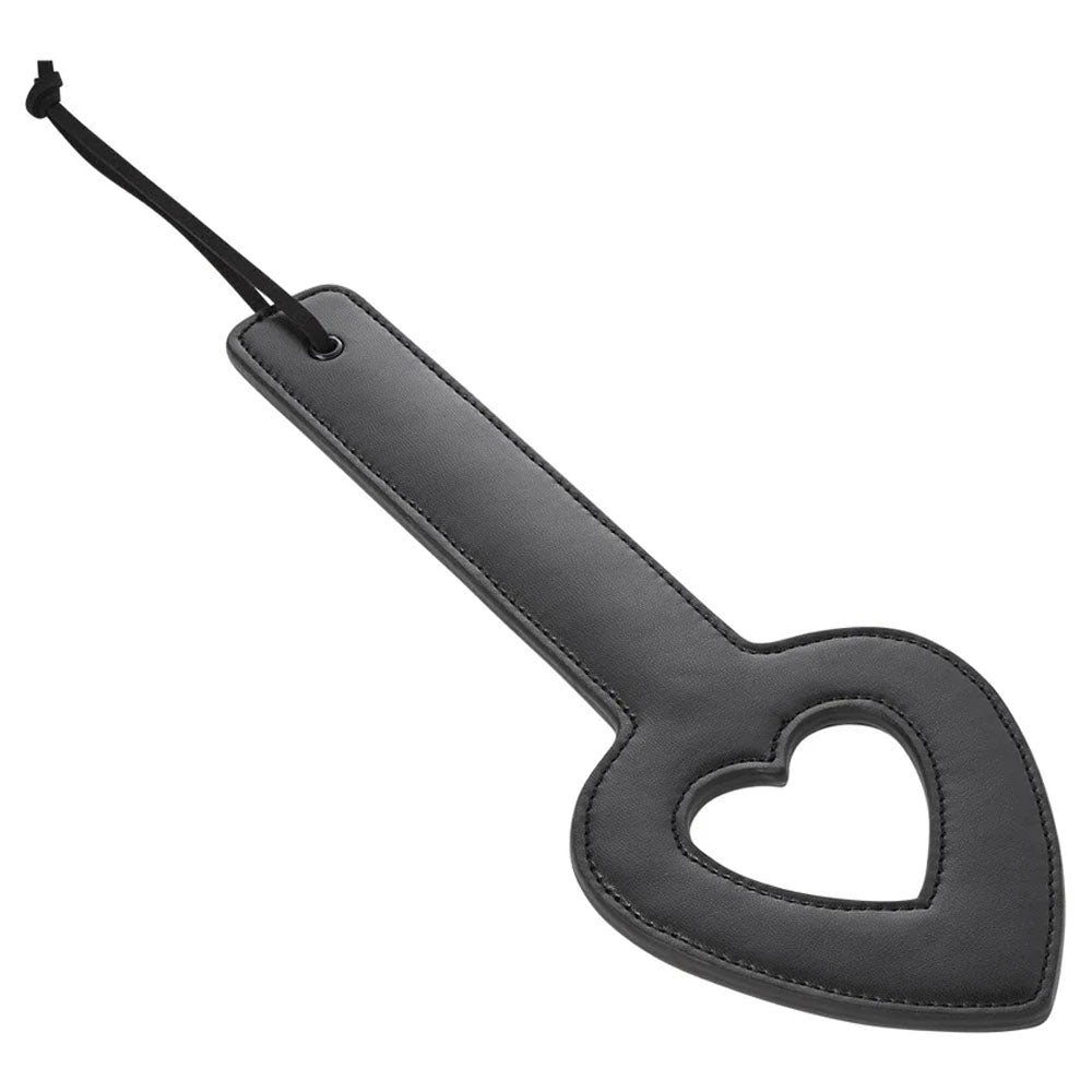 Sex & Mischief Shadow Heart Paddle - Black