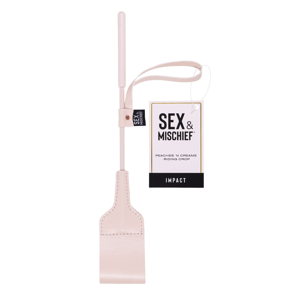 Sex & Mischief Peaches n Creame Riding Crop