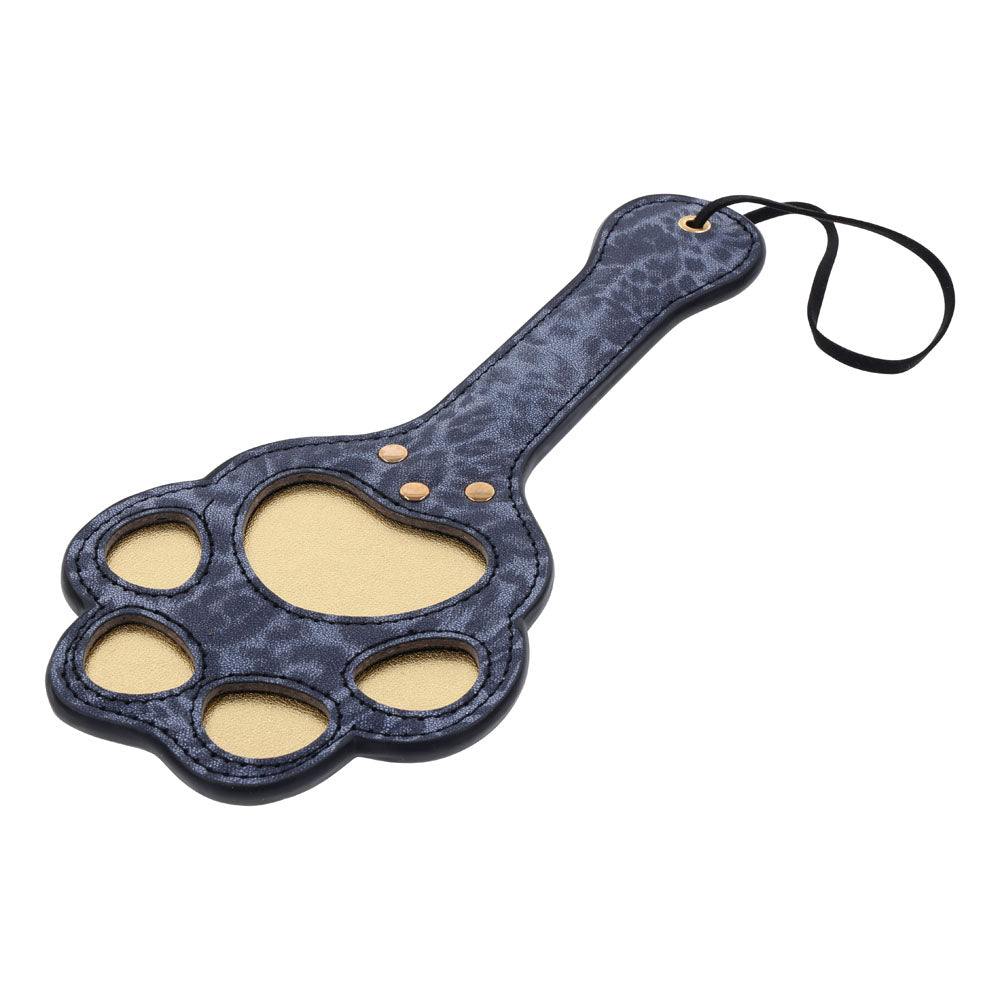 Cougar Navy & Gold Spanking Paw Print Paddle