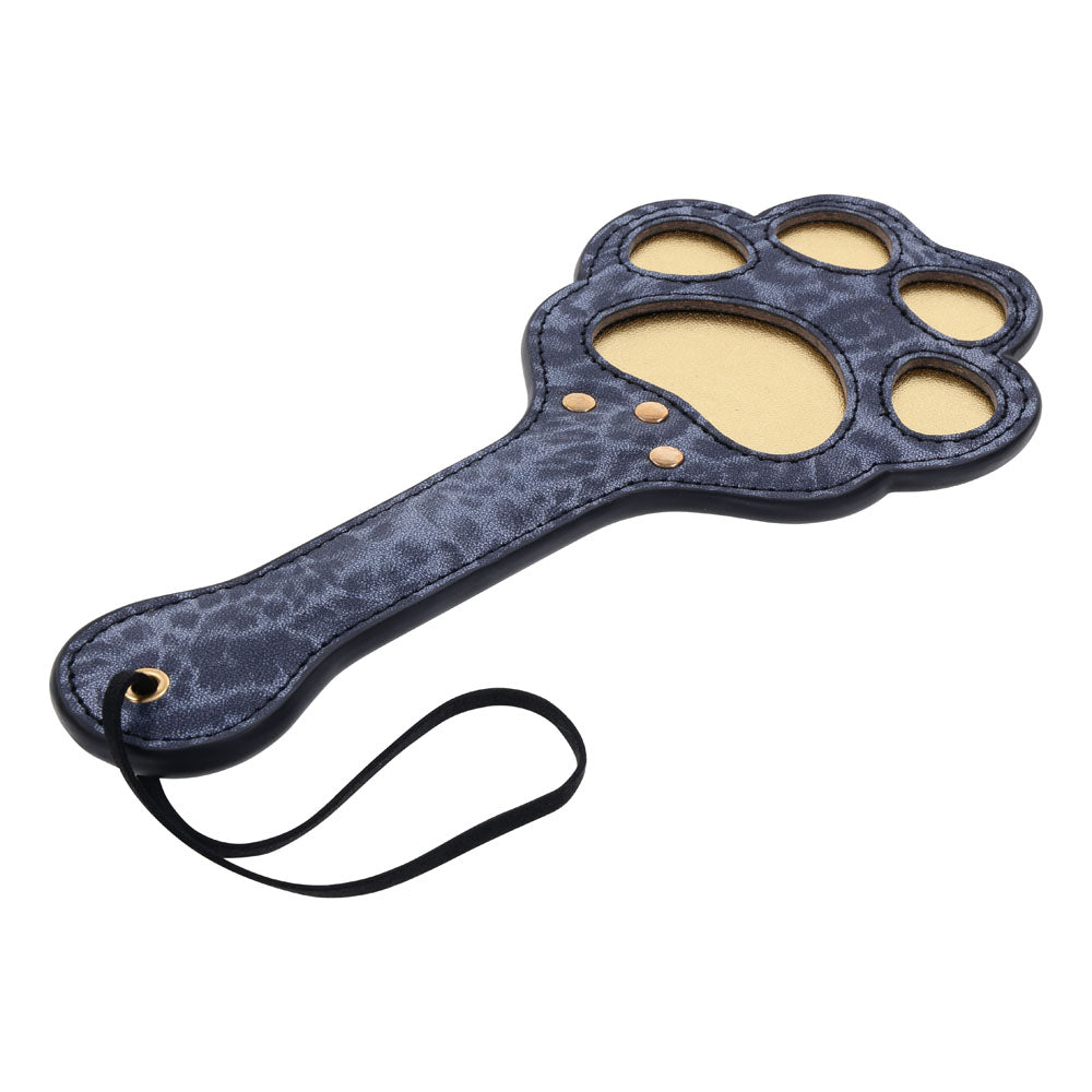 Cougar Navy & Gold Spanking Paw Print Paddle