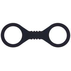 Sex & Mischief Shadow Small Silicone Cuffs - Black Small Restraints