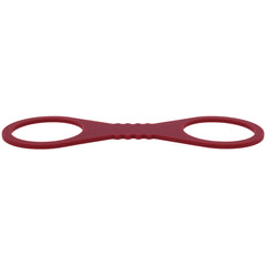 Sex & Mischief Enchanted Large Silicone Cuffs - Burgundy Large Restraints