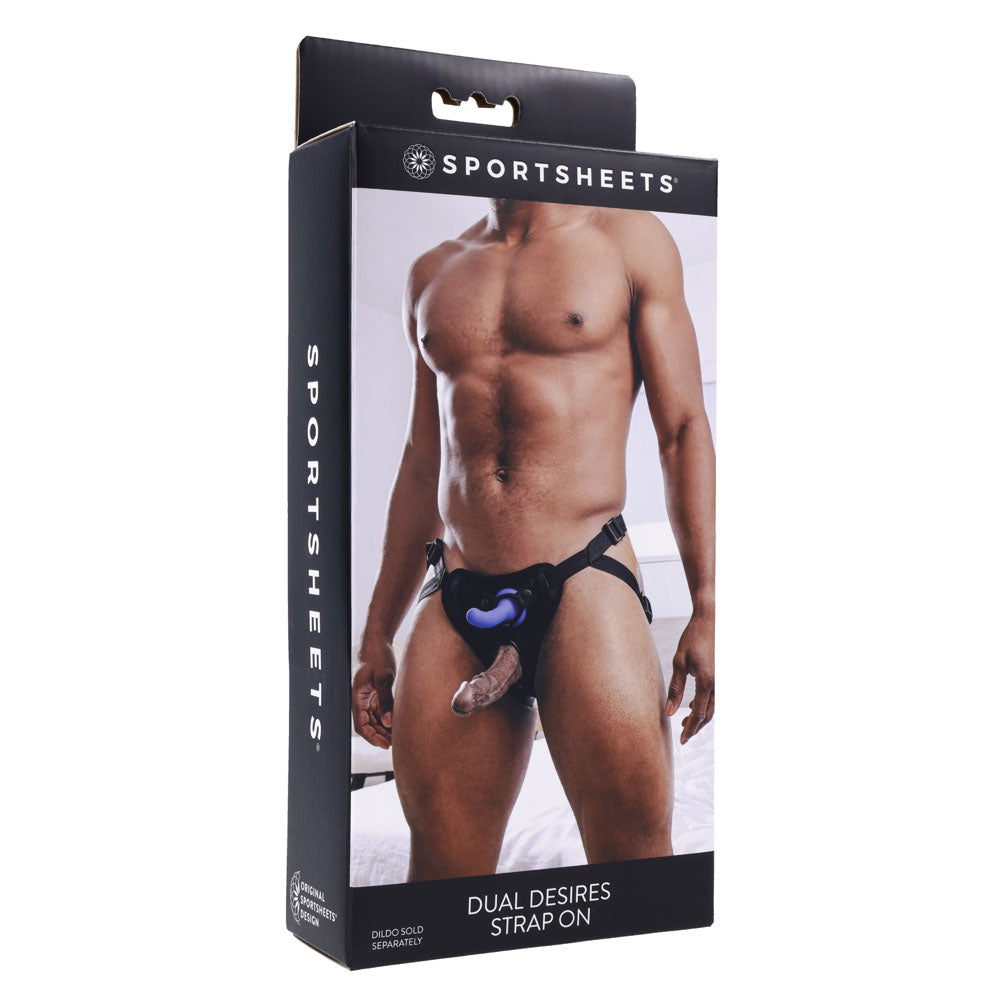 SPORTSHEETS Dual Desires Strap On Harness