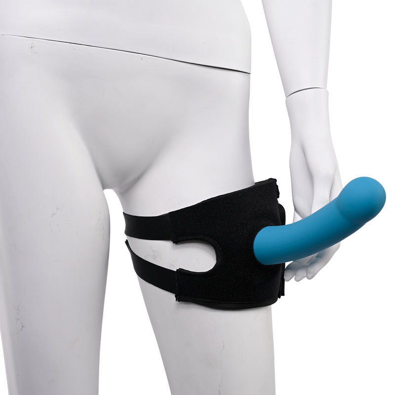 Pivot 2 in 1 Forced-O Strap Thigh Harness for Massagers