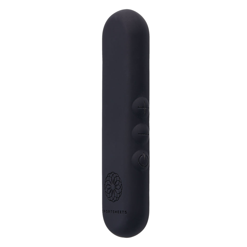 Pivot Flat 10.2 cm USB Rechargeable Bullet - Black