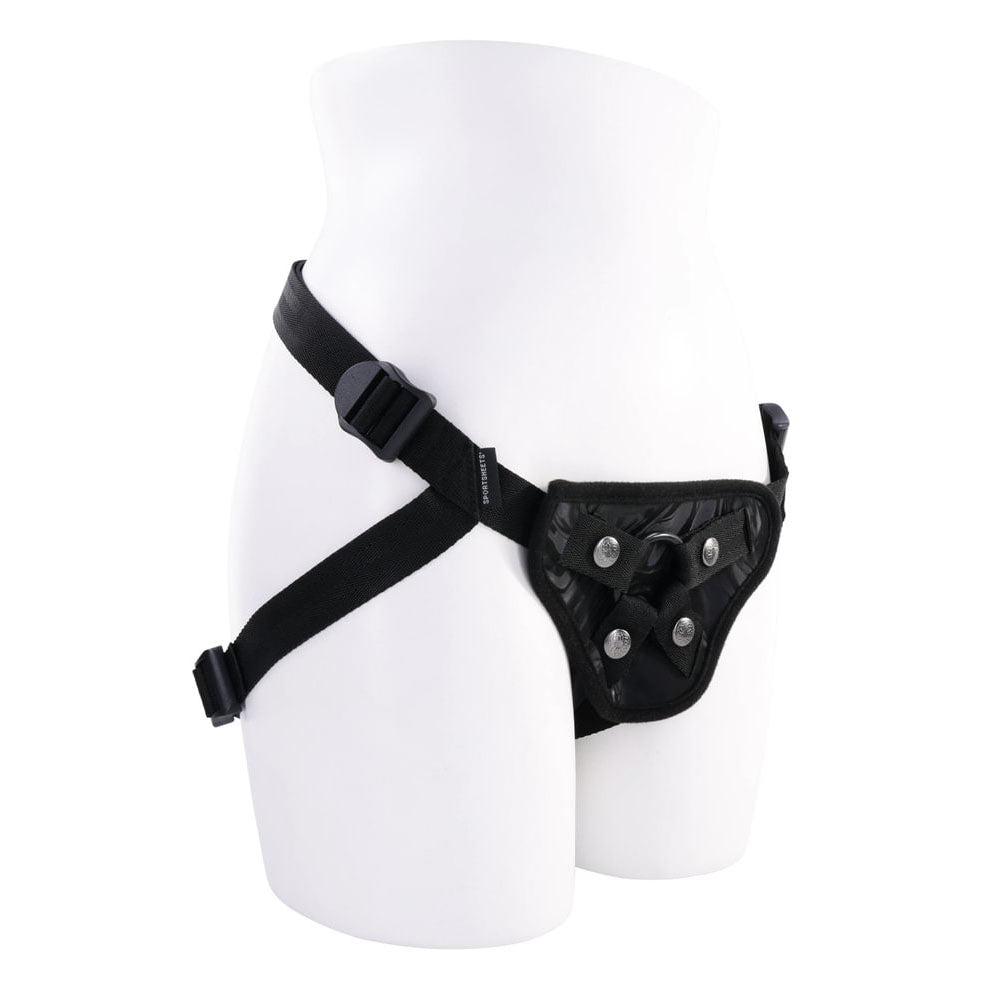 Sportsheets Velvet Noir Adjustable Strap-On Harness (No Probe)