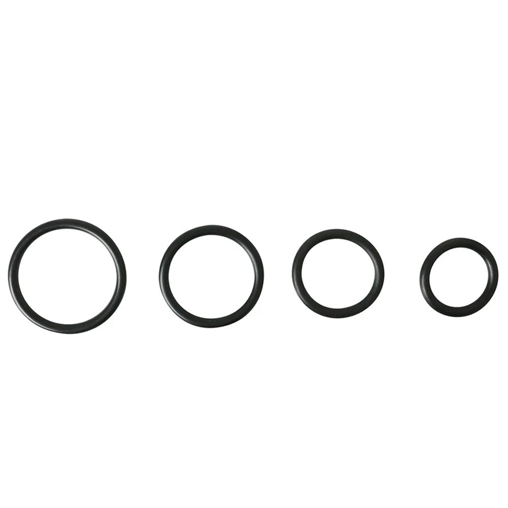 Rubber O-Rings for Strap-On Harnesses 4 Pack
