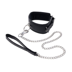 EDGE Collar & Leash -  Neck Restraint with Heavy Duty Metal Leash