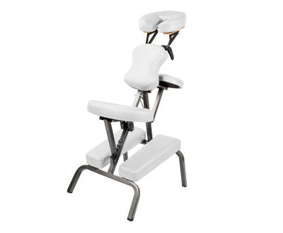 Aluminium portable chair for massage, medical fetish or BDSM - BLACK